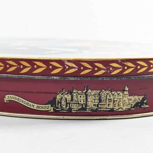 1953 Coronation Souvenir Queen Elizabeth & Prince Philip BISCUIT TIN, Carr & Co - Picture 8 of 13